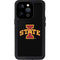 Iowa State University Primary Logo Black iPhone 15 Pro Waterproof Case